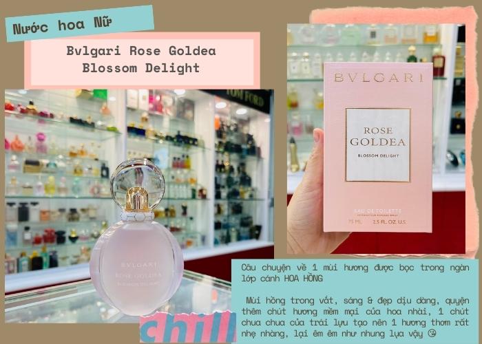 Mùi hương nước hoa Bvlgari Rose Goldea Blossom Delight