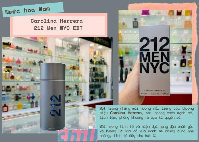 Mùi hương nước hoa 212 Men NYC