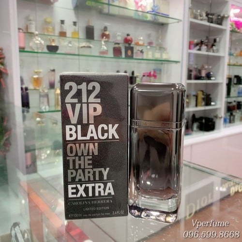 Mô tả mùi hương 212 VIP Black Extra EDP