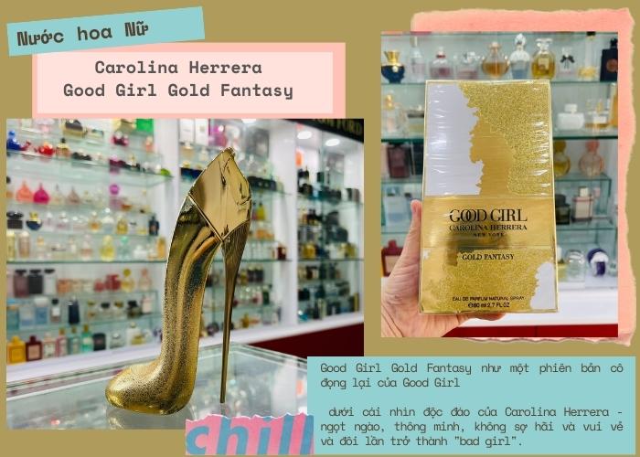 Mùi hương nước hoa Carolina Herrera Good Girl Gold Fantasy