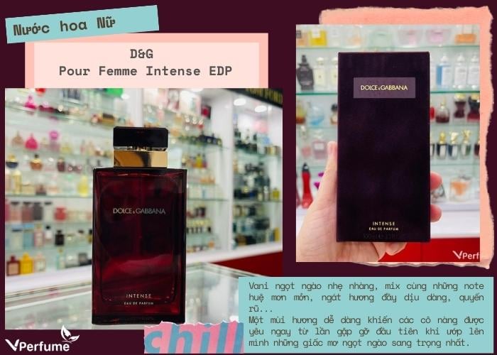 Mùi hương nước hoa D&G Pour Femme Intense