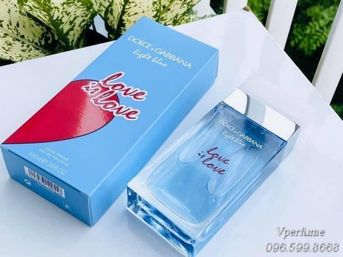 Nước Hoa Nữ D&G Light Blue Love is Love Pour Femme EDT Chính Hãng, Giá –  Vperfume