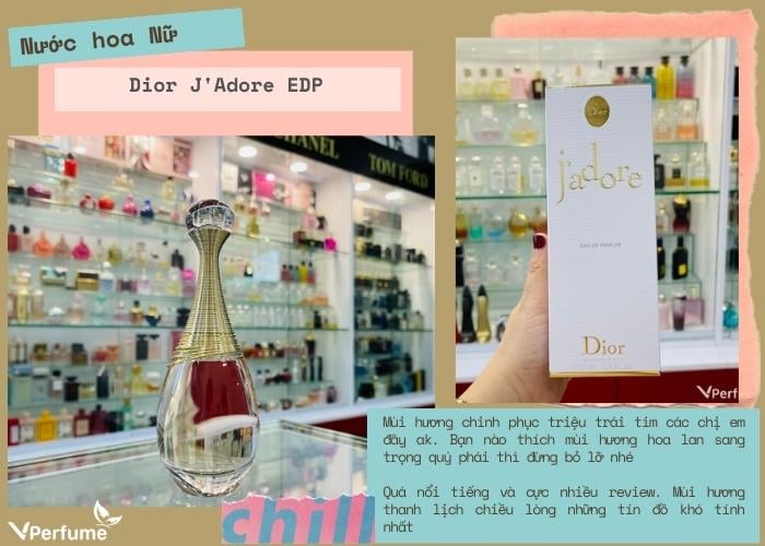 Mùi hương nước hoa Dior J'Adore EDP