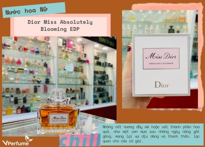 DIOR MISS DIOR ABSOLUTELY BLOOMING EAU DE PARFUM SPRAY 34 OZ TESTER  eBay