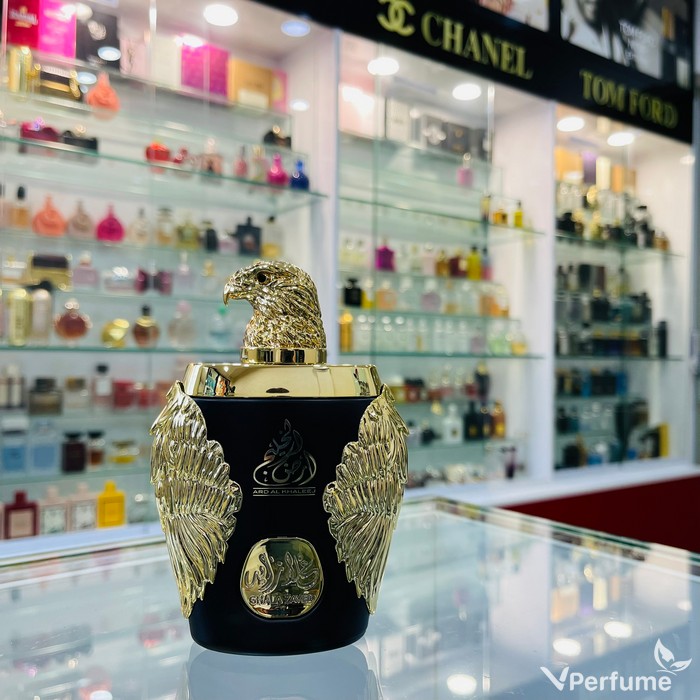 Thiết kế chai nước hoa nam Ghala Zayed Luxury Gold