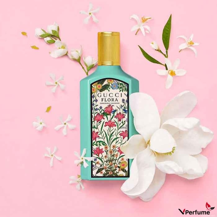Nước hoa nữ Gucci Flora Gorgeous Jasmine (Flora xanh)