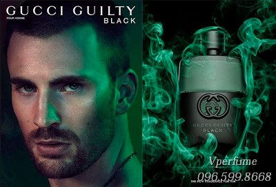 gucci black pour homme