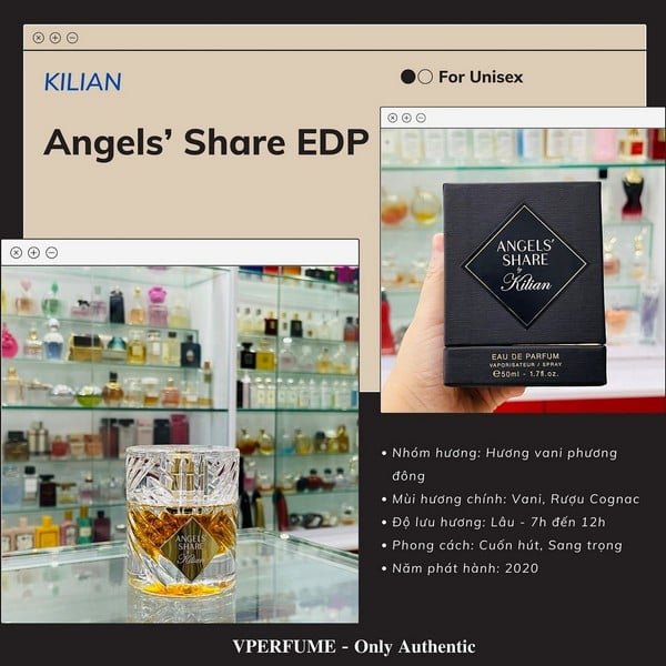 Nước hoa Kilian Angels’ Share EDP