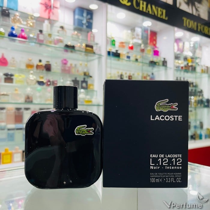 Nước Hoa Nam Lacoste Eau de L.12.12. Noir EDT