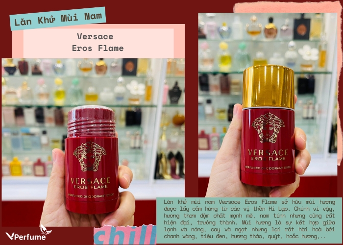 Mùi hương của lăn khử mùi Versace Eros Flame