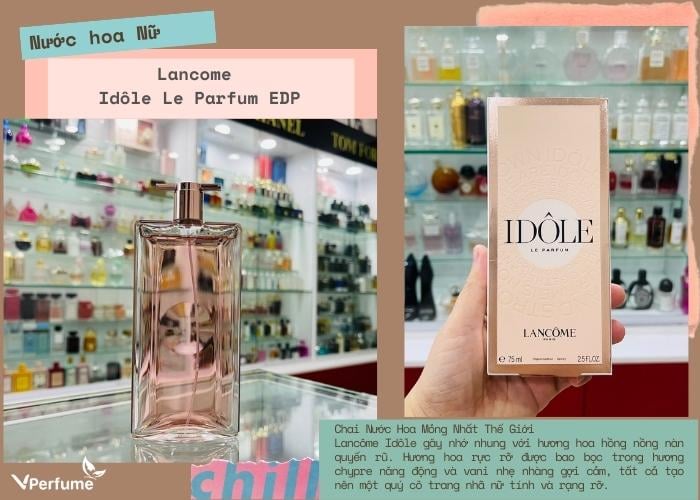 Mùi hương nước hoa Lancome Idôle Le Parfum