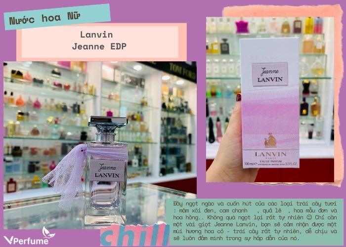Mùi hương nước hoa Lanvin Jeanne