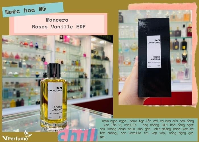 Mùi hương nước hoa Mancera Roses Vanille