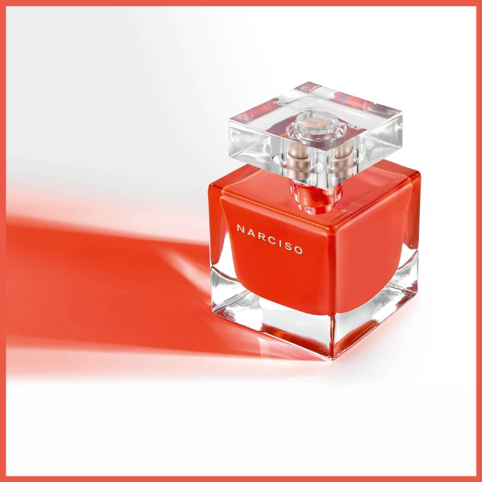 Thiết kế chai nước hoa nữ Narciso Rouge EDT