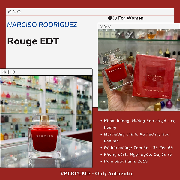 Nước hoa Narciso Rouge EDT