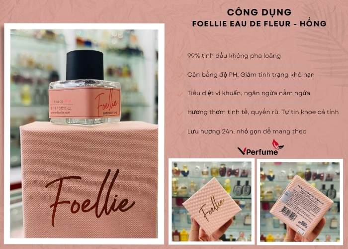 Công dụng của nước hoa vùng kín Foellie Eau de Fleur