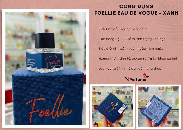 Công dụng của nước hoa vùng kín Foellie Eau de Vogue