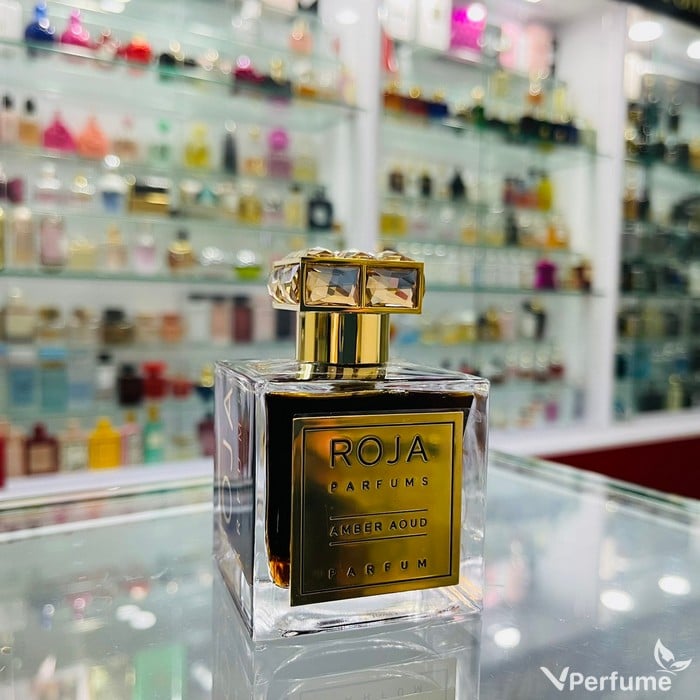 Thiết kế  chai Roja Dove Amber Aoud Parfum