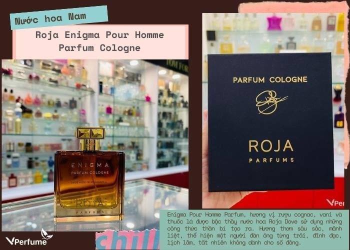 Mùi hương nước hoa Roja Enigma Pour Homme Parfum Cologne