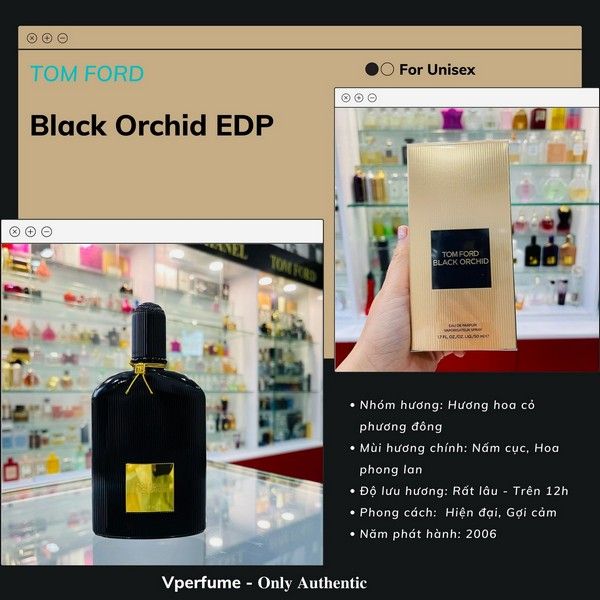 Nước Hoa Unisex Tom Ford Black Orchid EDP Chính Hãng, Giá Tốt – Vperfume