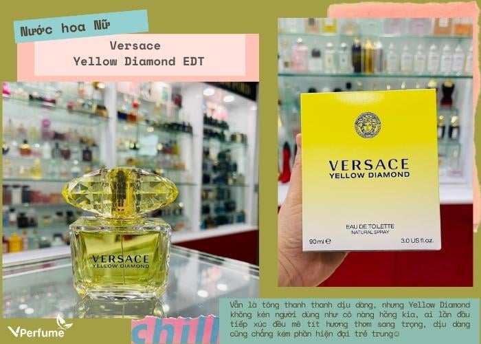 Mùi hương nước hoa Versace Yellow Diamond