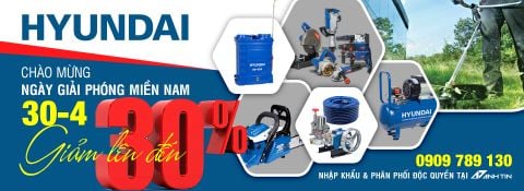 Mừng ngày Giải phóng Miền Nam - MÁY MÓC THIẾT BỊ HYUNDAI GIẢM GIÁ ĐẾN 30%❗