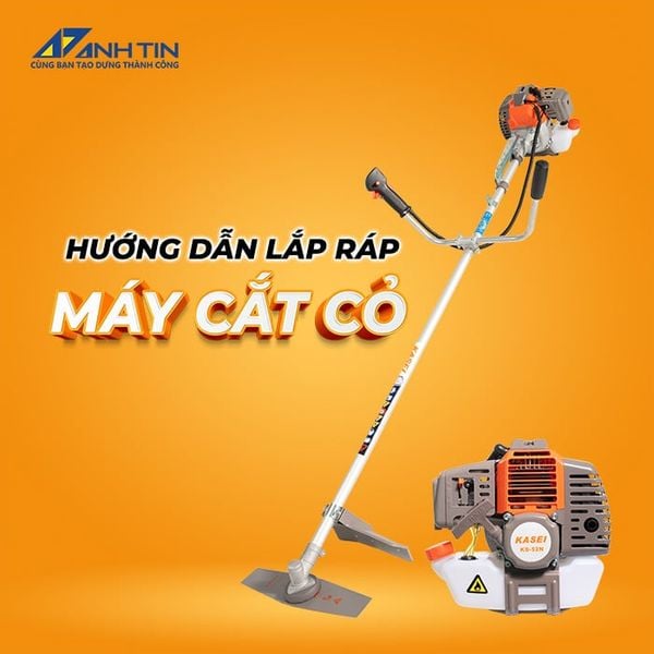[Hướng dẫn chi tiết] Cách tự lắp ráp máy cắt cỏ ngay tại nhà