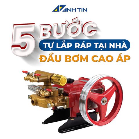 5 bước đơn giản để tự lắp ráp đầu bơm cao áp tại nhà