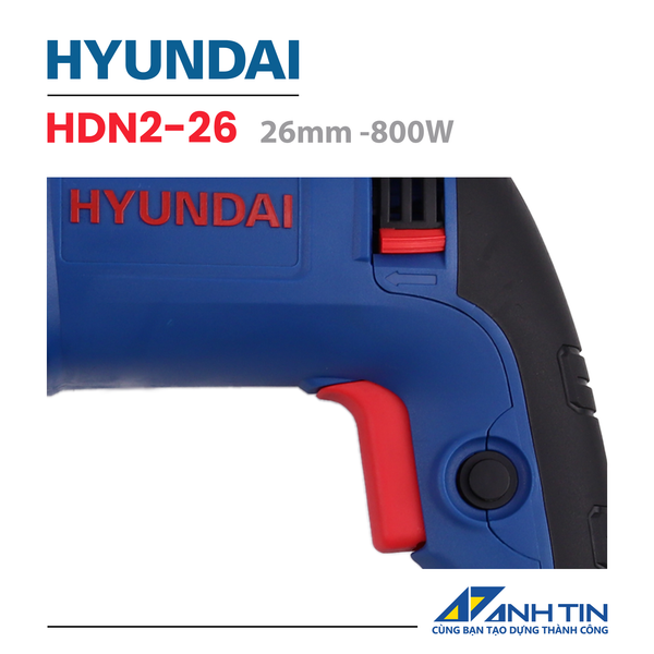 Máy khoan đa năng 26mm HYUNDAI HDN2-26