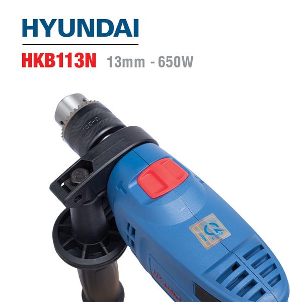 máy khoan búa Hyundai HKB113N đổi được chế độ khoan