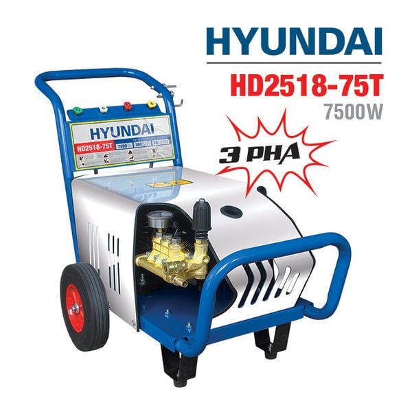 Máy rửa xe ô tô chuyên nghiệp Hyundai HD2518-75T