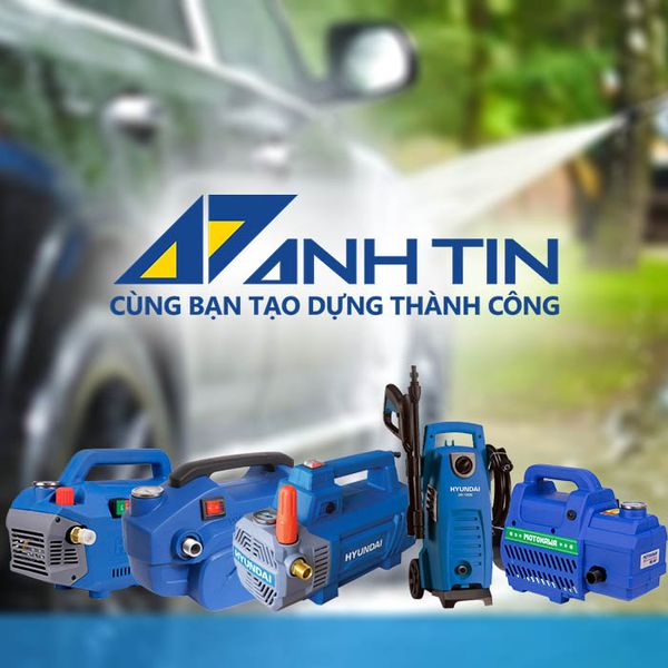 mua máy rửa xe ô tô chính hãng tại anh tin