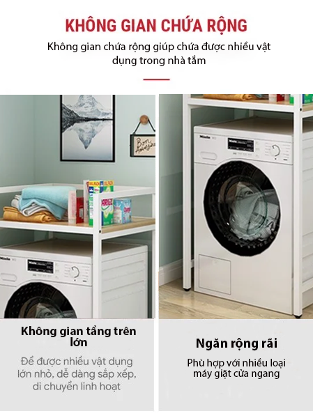 kệ máy giặt 1 tầng KMG 1001- 1- nội dung