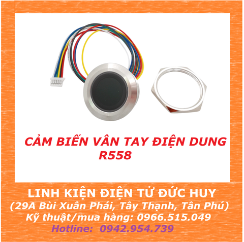 Hướng dẫn cách lưu vân tay, đọc vân tay module R558, R558s