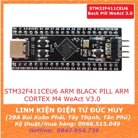 Hướng dẫn nạp chương trình cho STM32F4xxx ARM BLACK PILL bằng ARDUINO IDE
