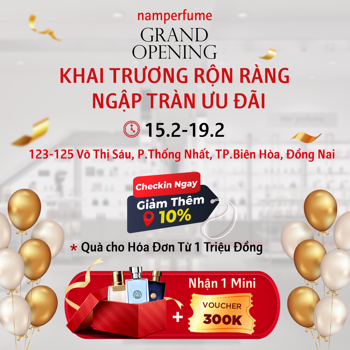 Khai trương cửa hàng Biên Hòa