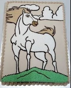 Bánh Kem Hình Con Ngựa - Món Quà Sinh Nhật Đầy Ý Nghĩa