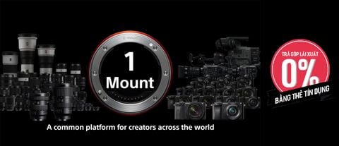 Chương Trình Khuyến Mãi Trả Góp 0% Khi Mua Sản Phẩm Camera & Lens Sony