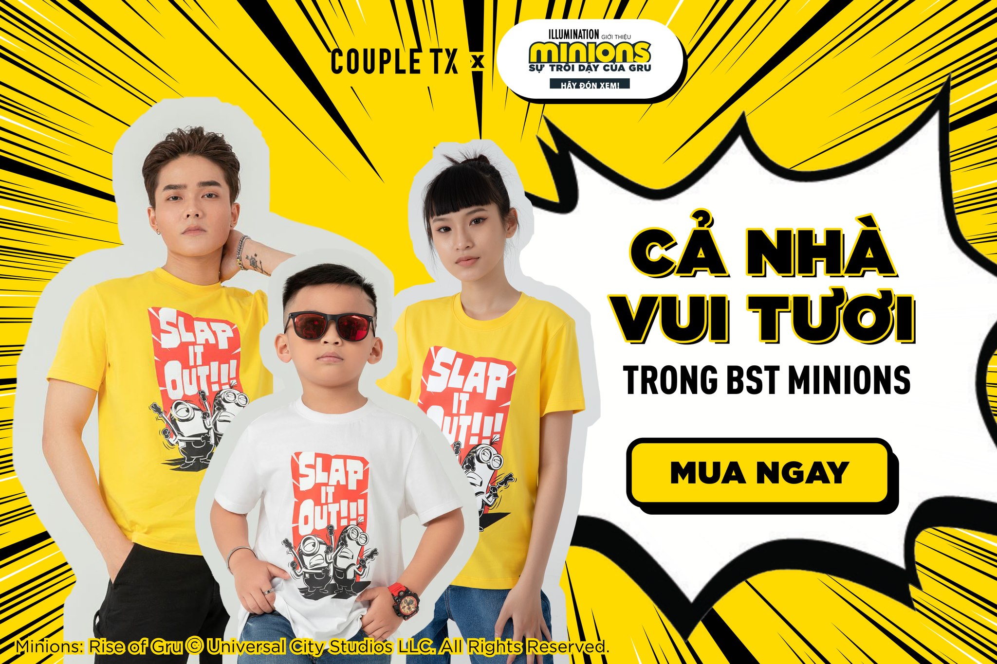 COUPLE TX RA MẮT BỘ SƯU TẬP MINIONS