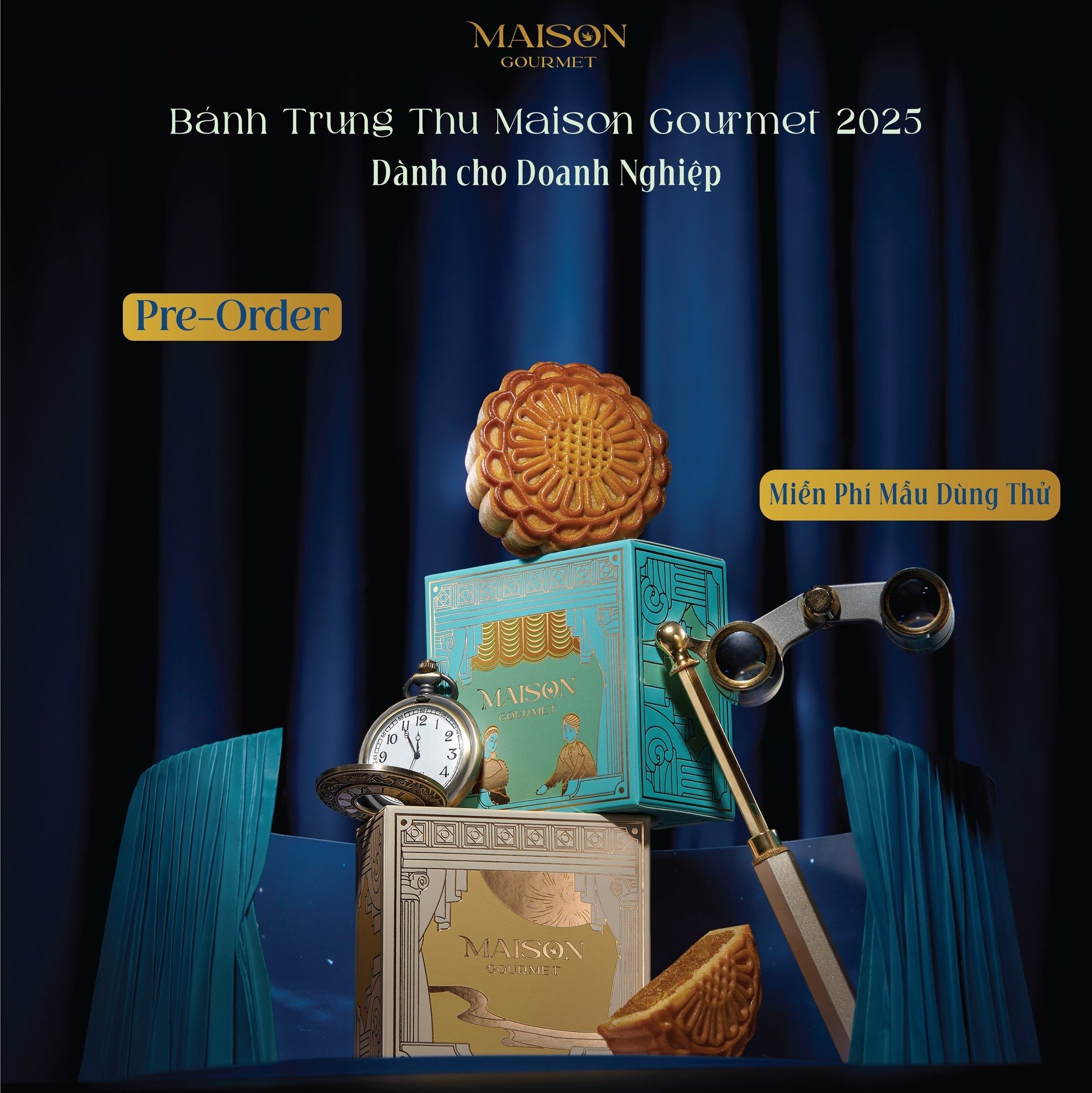 BST BÁNH TRUNG THU MAISON GOURMET 2025 – TINH HOA ẨM THỰC DÀNH CHO DOANH NGHIỆP ĐỈNH CAO