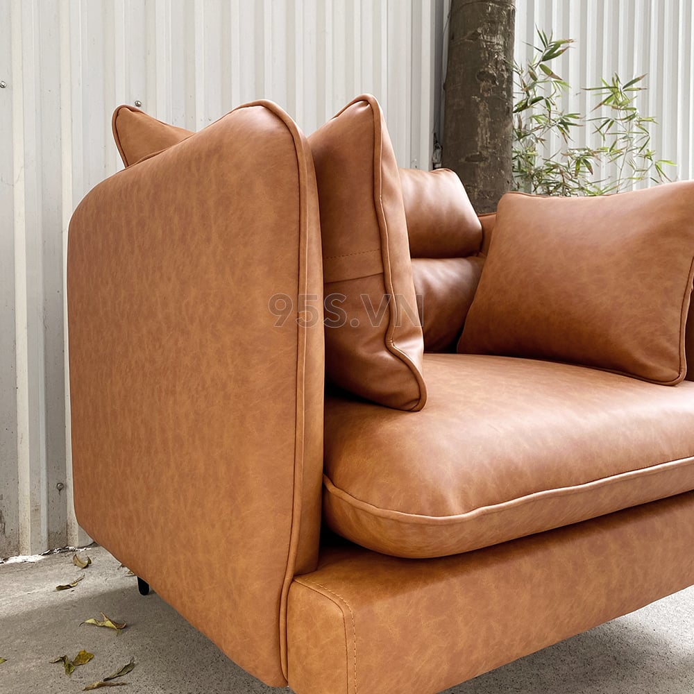 Sofa-đơn-armchair-Nube-bọc-da-phong-cách-ý