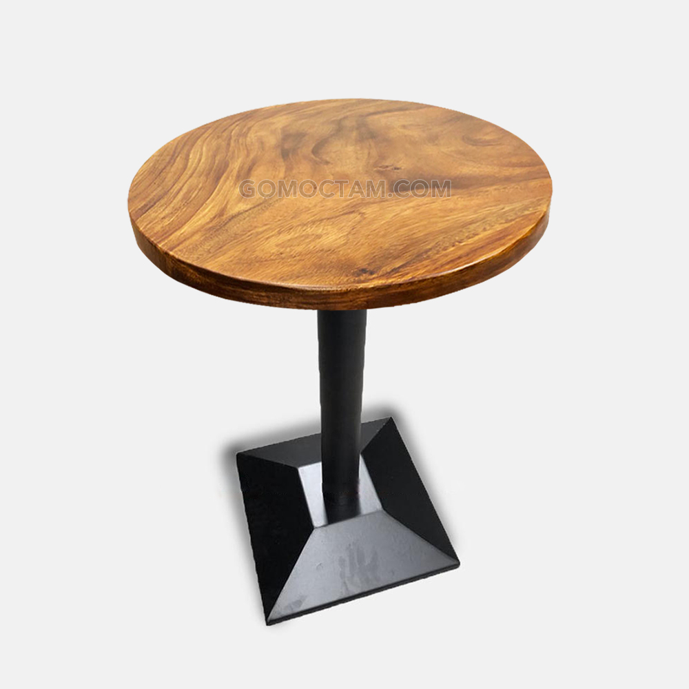 15 mẫu bàn cafe chân sắt mặt gỗ, mặt đá đẹp nhất | Siêu Thị Bàn Ghế