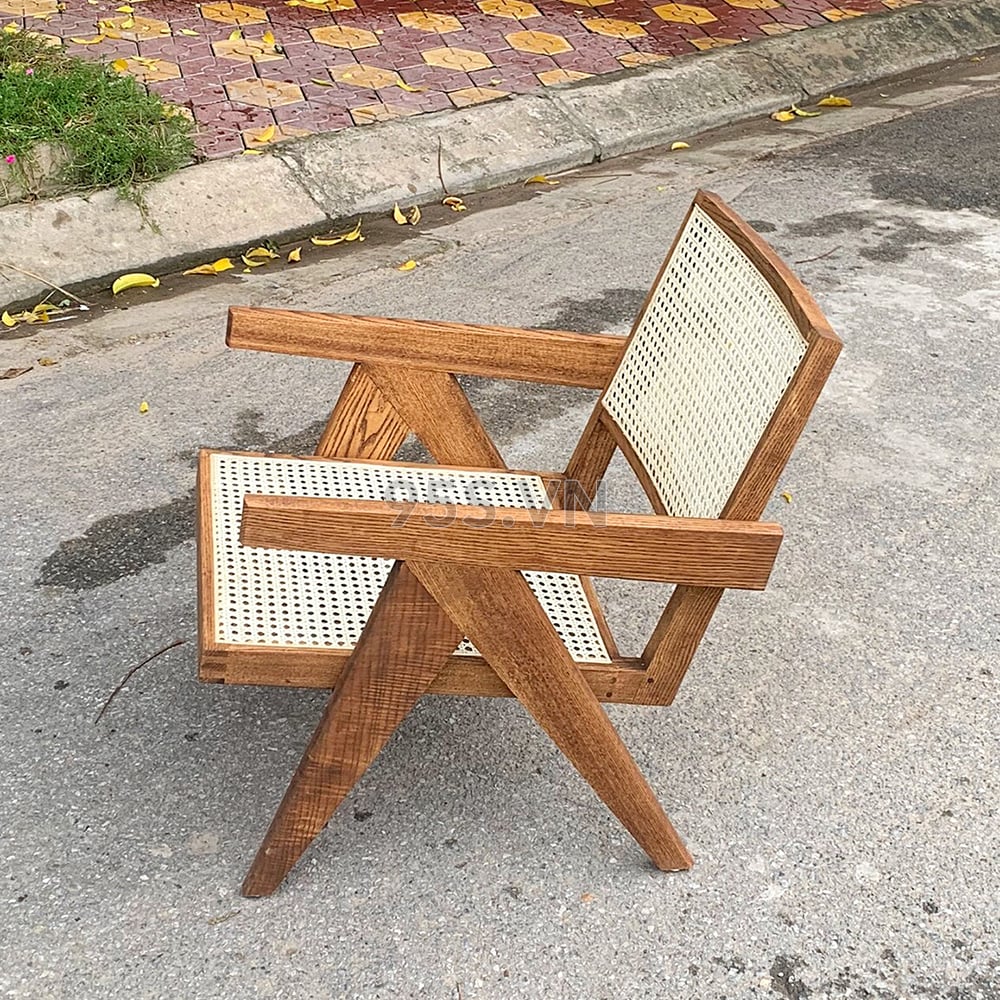 Ghế-bành-thư-giãn-gỗ-mây-Jeanneret-armchair