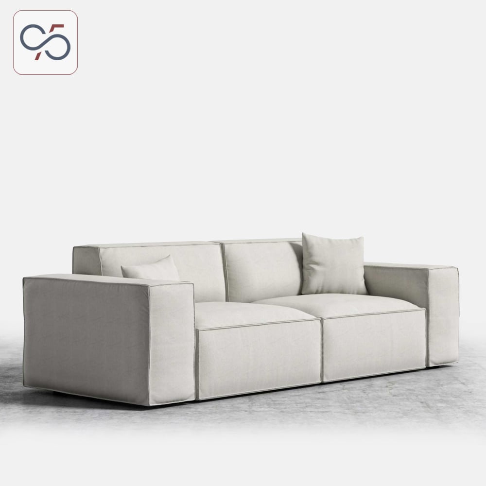 Sofa-văng-modular-Porter-bọc-vải-nỉ-phong-cách-ý-italia