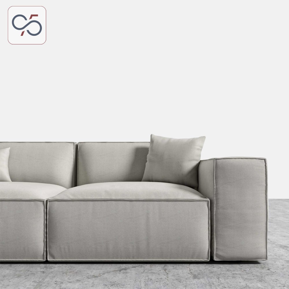 Sofa-văng-modular-Porter-bọc-vải-nỉ-phong-cách-ý-italia