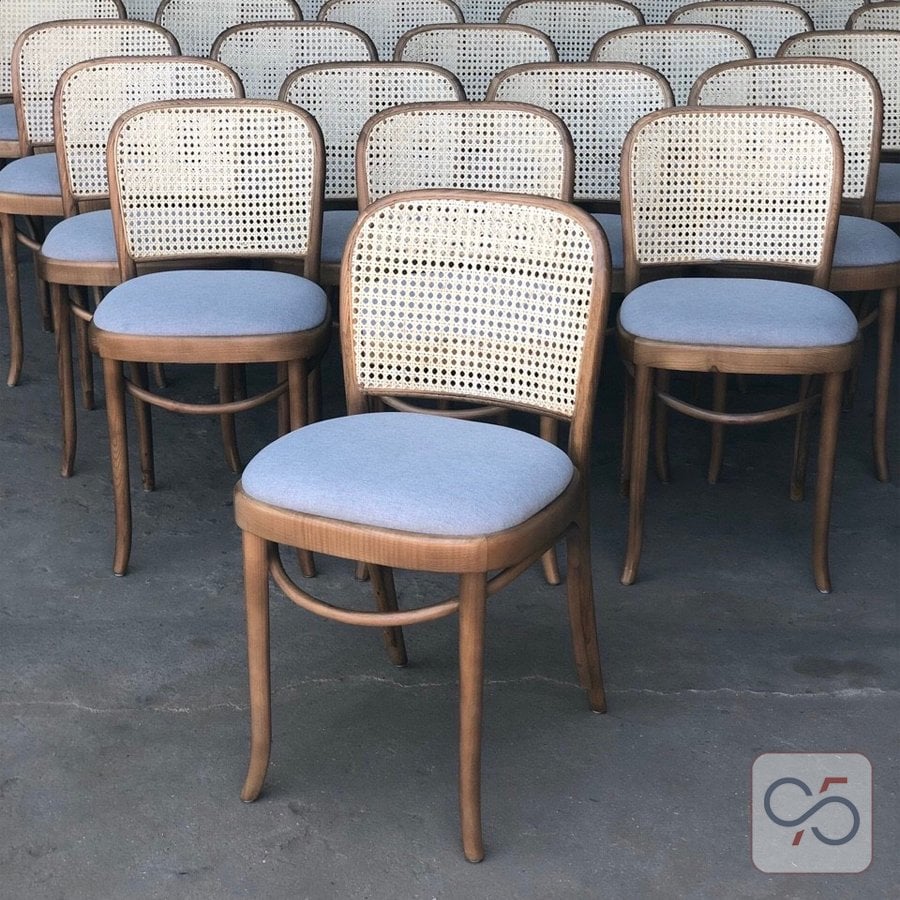 Ghế-ăn-cafe-gỗ-lưng-mây-Thonet-hoffmann-811