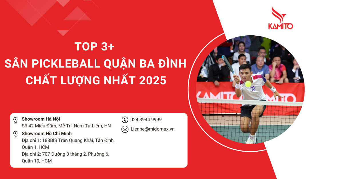 Top 3+ sân Pickleball quận Ba Đình chất lượng nhất 2025