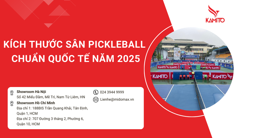 Tìm hiểu về kích thước sân Pickleball chuẩn quốc tế năm 2025