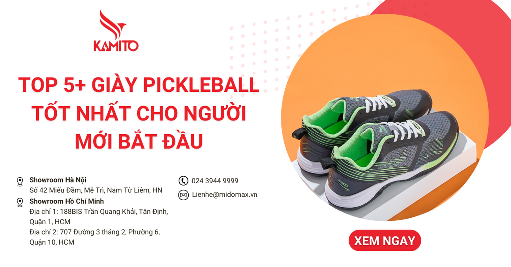 Top 5+ đôi giày Pickleball tốt nhất cho người mới bắt đầu