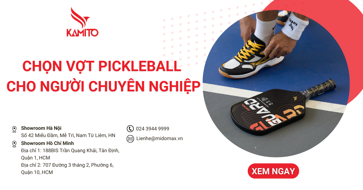 Cách chọn vợt pickleball cho người chơi chuyên nghiệp